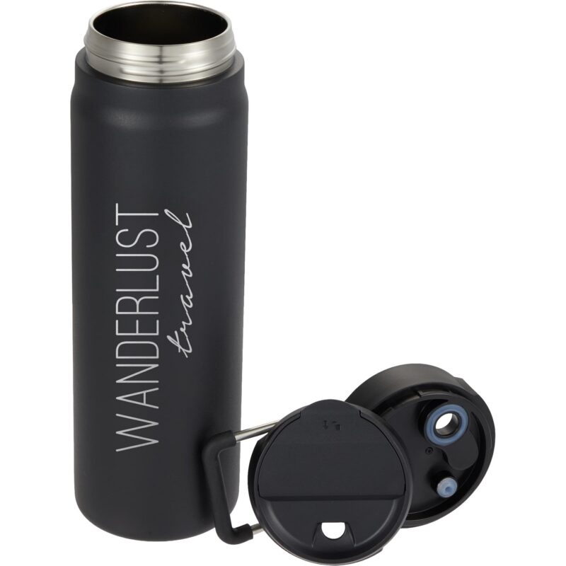 Kara Recycled Insulated Bottle w/ Swivel Lid 24oz - 2