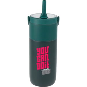 ROOTS Ceramic Lined Travel Tumbler w/ Straw 20oz