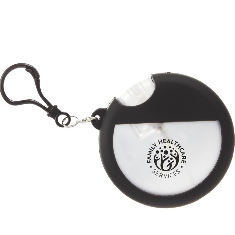 Round Hand Sanitizer with Clip - 2
