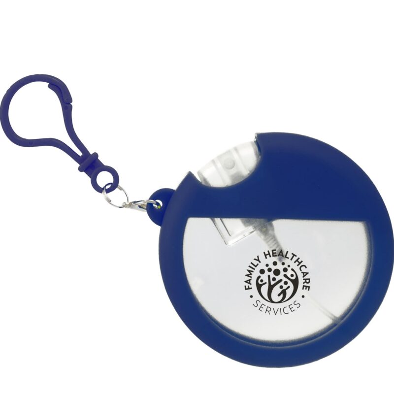 Round Hand Sanitizer with Clip - 9